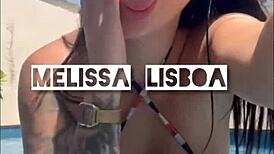 Melissa Lisboa Shows Off While Taking Cum In Her Ass