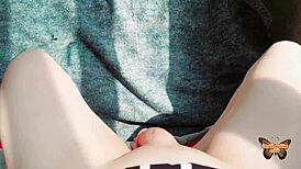 Symmetric Beauty Ladyboy Masturbating