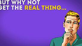 Bet on double penetration with this brunette's shaved pussy.