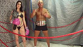 lori takes on the king in this intergender mma match