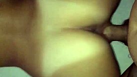 Why is this hot brunette showing tan lines in doggy POV with her big ass?