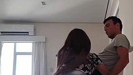 Horny Latina Sucks Stranger in Waiting Room!