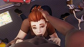 守望先锋的Brigitte 爱吸鸡巴和群交