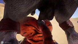 Wildlife adventure with gay furrys. Intense anal yiffing!