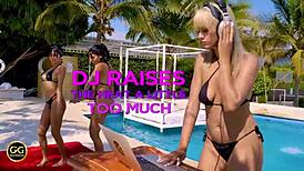 Rebellious Dj, Horny Cheerleader, And Wet Patient In Lesbian Tit Scene