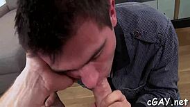 Watch this rough, sloppy blowjob in gay POV sex.