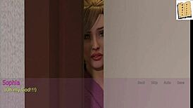 a wife and stepmother seducing with lingerie and blonde charm at 24