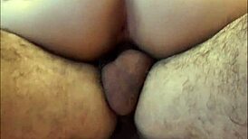 Brunette Teen Slams Hard on Stepdad's Thick Cock