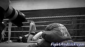 Les Babes Sixty-Nining After Wrestling Match