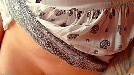 did you see that hot milf pull up her cum-filled pantyhose?