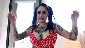 Ophelia rain huge cock pov blowjob deepthroat facefuck and cum swallow