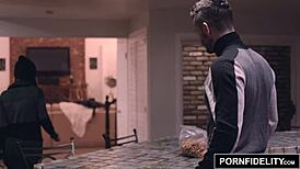 Redhead Penny Pax Fucks Tits And Sucks Cock. She Swallows Cum In Pornfidelity Scene.