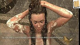 a wife and stepmother seducing with lingerie and blonde charm at 24