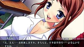 Marie No Roshutsukyou Densetsu - Intense Outdoor Masturbation In Hentai Game.