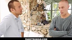 petite stepsister lily jordan in threesome with stepbro and boyfriend 😏