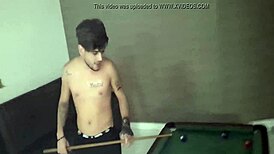 Flakael stars in group POV gay fucking with petite twink outdoors.