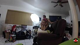 Spandex Fetish Girl Grinds Cock in Cosplay With Loud Moaning