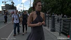 German babe bound and humiliated.