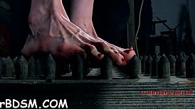 Femdom game with ball licking, spanking, and blowjob.