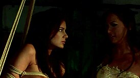 Kinky Lesbians Engage in BDSM Squirting and Fisting