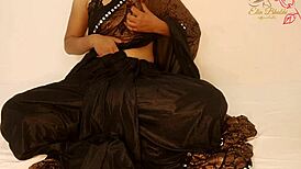 Bhabhi Boldly Fingers Her Tight Pussy with Natural Tits