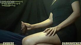 This Asian Couple's Homemade Close-Up Shows Her Playing With A Monster Cock