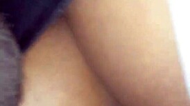 Does she suck well? This ebony amateur in POV sucking like a pro, black beauty.