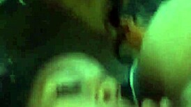 Big booty ebony girlfriend Daisy Daze sucks and fucks friend's big cock