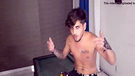 Flakael stars in group POV gay fucking with petite twink outdoors.