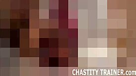 Bondage session with toys and restraints