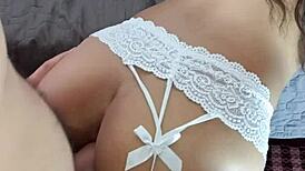 Young Latina's First Anal Date With Stranger