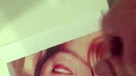 cum tribute for a beautiful russian woman