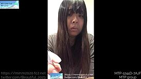 Rookie Sakura Asakura Selfie Style Chaku-Ero Hentai Fetish Video