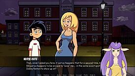 In danny phantom amity park redux part 23, the sexy nurse learns our secret