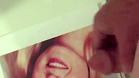 cum tribute for a beautiful russian woman