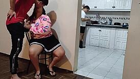 Intense fucking of provocative niece in mini skirt