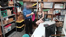 omg i can't believe it... a fake pregnant girl got caught stealin’ at the shop! lp officer let her go after she took a super naughty deal, ya know!