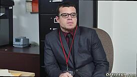 hardcore gay the manager is not an easy stud to please