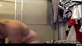 crazy stepmom masturbates on webcam for viewers