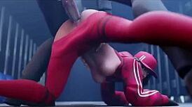 Check out ruby fucking hard in this fortnite compilation with cum scenes