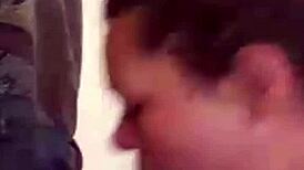 Periscope Babe Sucks Big Black Cock