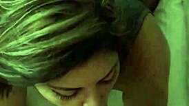 i watch this latina milf suck my big cock with her braces on, it's so hot