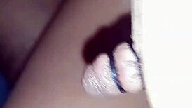 Recording my neighbor tying and playing with my nipples.