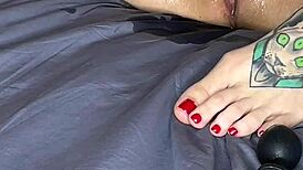 BBW Squirts In Close-Up POV For Her King.