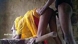 Desi wife bends over for doggystyle pussy fuck