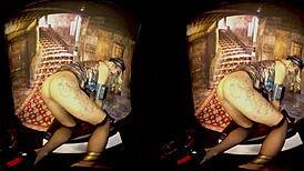 380 - claudia mac - cosplay warrior girl 3dvr dildo masturbation from bravo models media