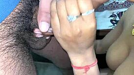 sexy bhabhi engages in intriguing domination with dirty talk and screaming