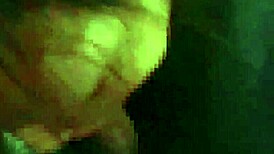 The mature woman passionately sucked my cock deep, making it throb with intense pleasure and desire.