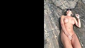 Wow! Blonde Milf Ditches Fishing for Wild Masturbation in Nature!