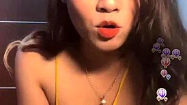 look at this sexy girl flashing her big tits!